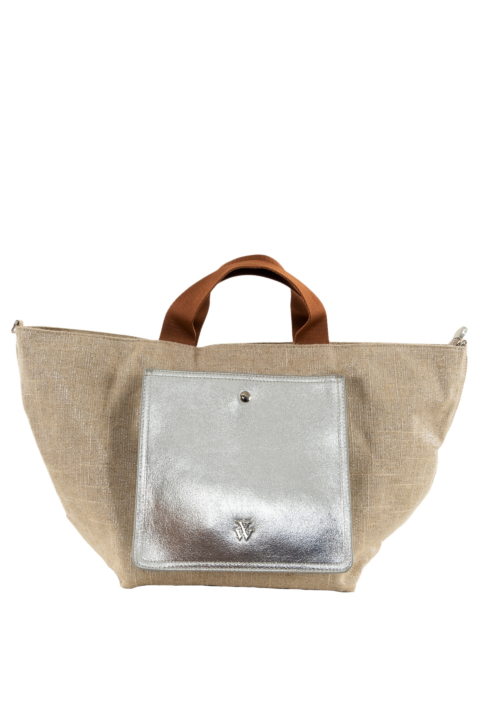 Sacs à main vanessa wu iris argent main product photo