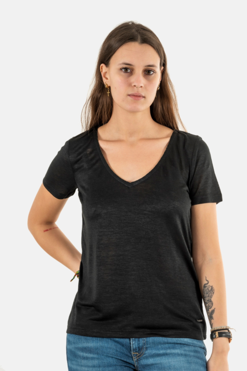 Tee shirt sun valley 5pertel 9999 noir main product photo