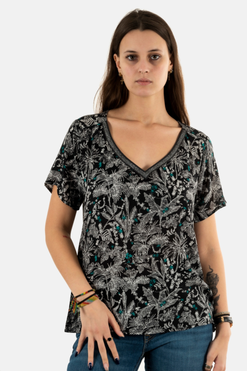 Tee shirt sun valley raab 9999 noir main product photo