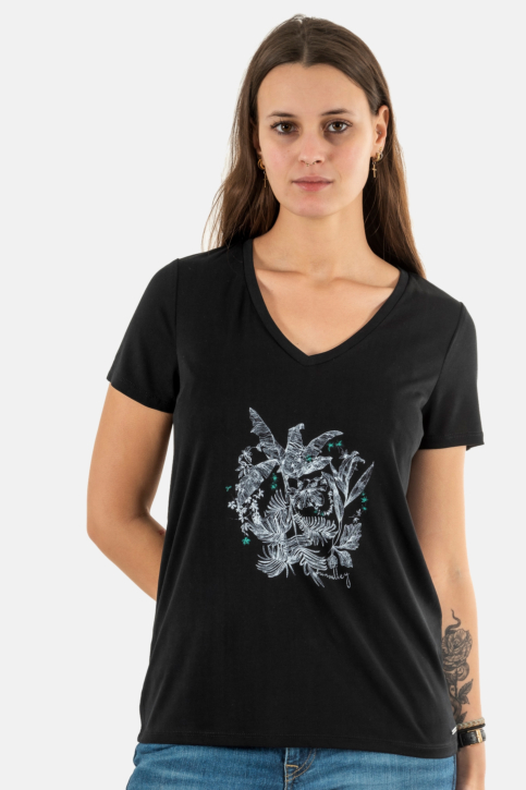 Tee shirt sun valley paceco 9999 noir main product photo