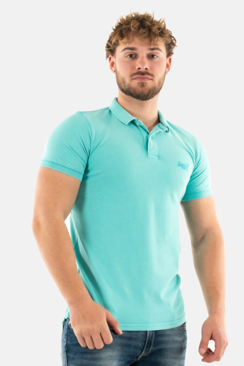 Polos superdry vint destroy 0va aruba aqua main product photo