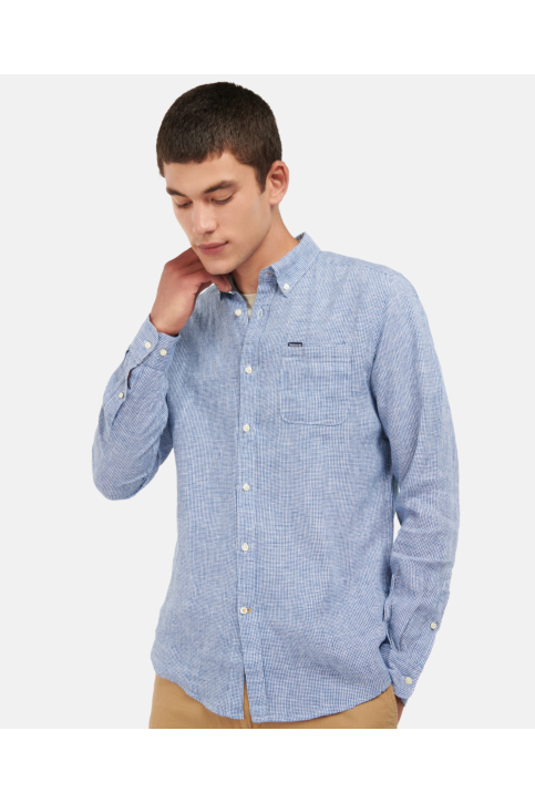 Chemise barbour linton tailored ny91 navy main product photo