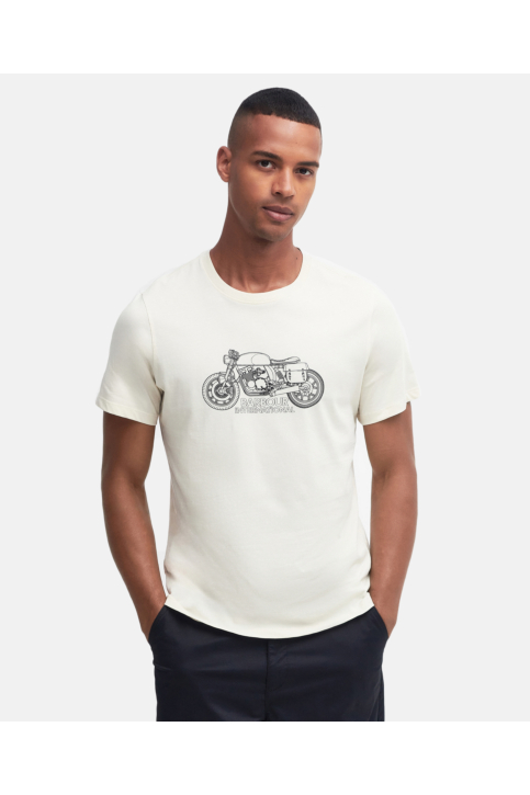 Tee shirt barbour intl colgrove cr11 dove grey main product photo