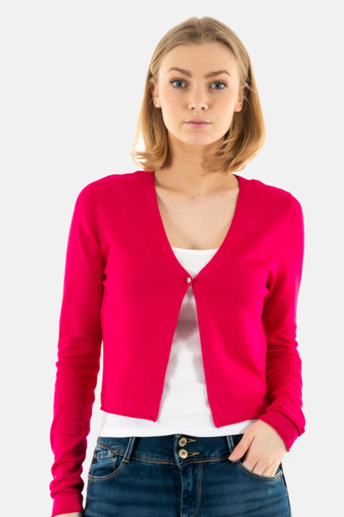 Gilets cardigans morgan 231-mzina rose main product photo
