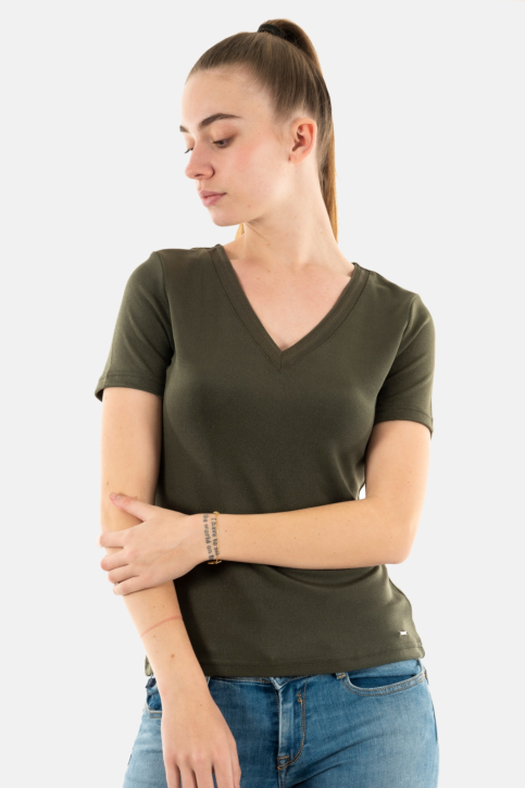 Tee shirt morgan 212-diwi vert kaki main product photo