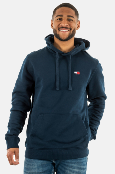 Sweat tommy jeans reg badge c1g dark night navy main product photo