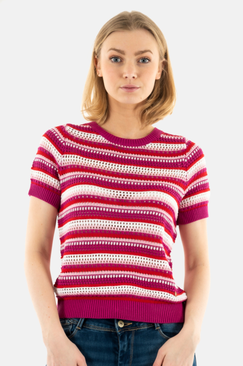 Pull léger la petite etoile monet rose main product photo