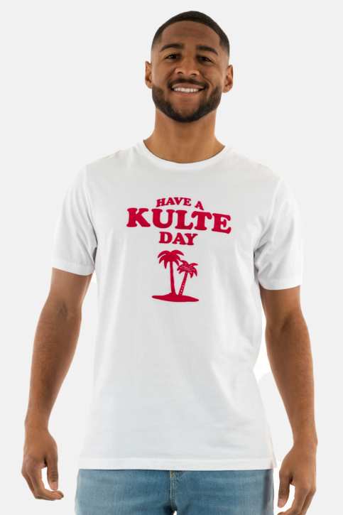 Tee shirt kulte kulte day white main product photo