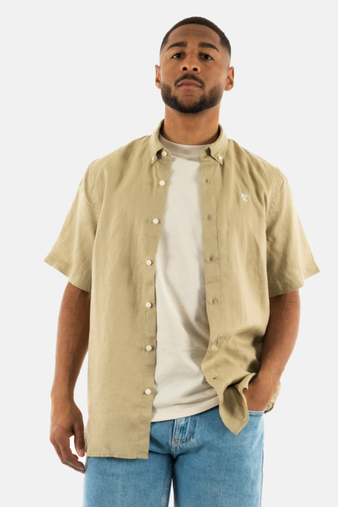 Chemise manches courtes timberland mill brook dh41 lemon pepper main product photo