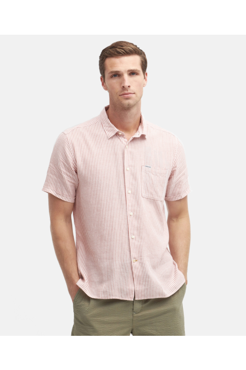 Chemise manches courtes barbour deerpark summer pi55 pink clay main product photo