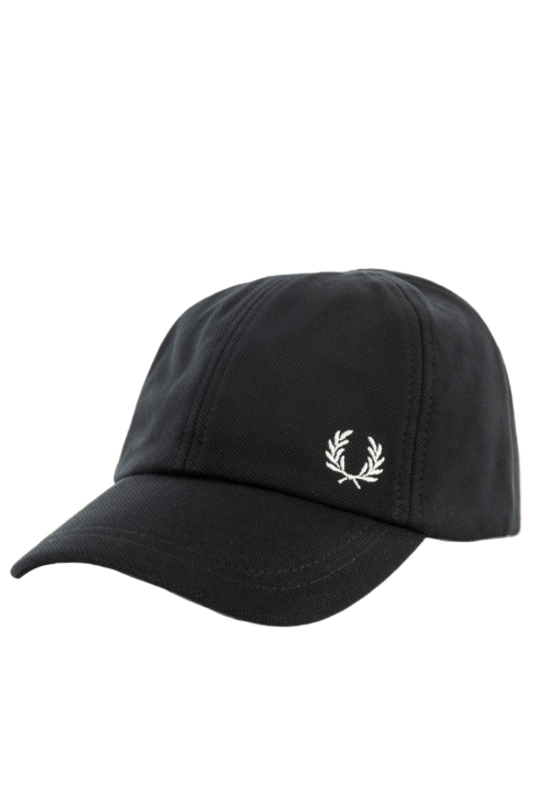 Casquettes fred perry pique classic 843 black/snowwhite main product photo