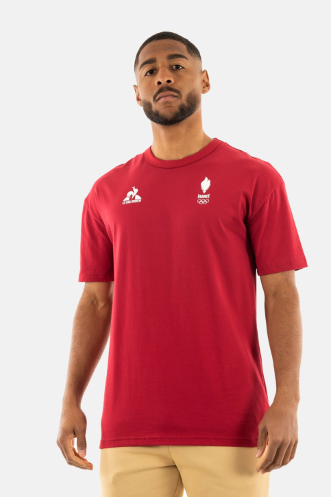 Tee shirt le coq sportif efro 24 rio red main product photo