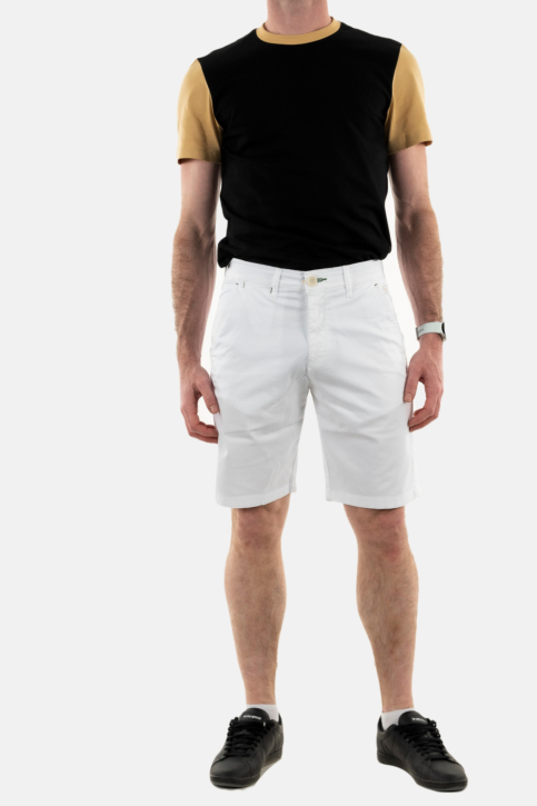 Shorts bermudas Benson & Cherry berlin blanc main product photo