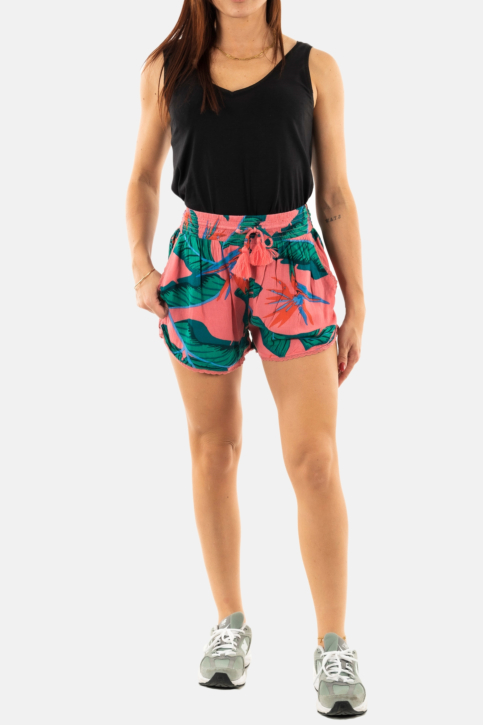 Short bermuda superdry beach 2ko pink paradise main product photo