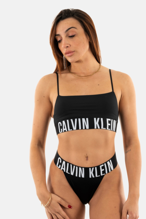 Culottes et strings calvin klein jeans high leg ub1 black main product photo