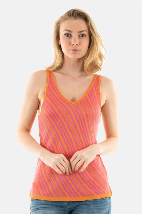 Débardeurs only linez papaya main product photo