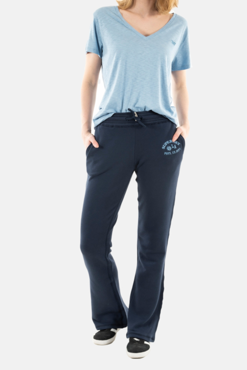 Jogging superdry essential lr flare zrn richest navy main product photo