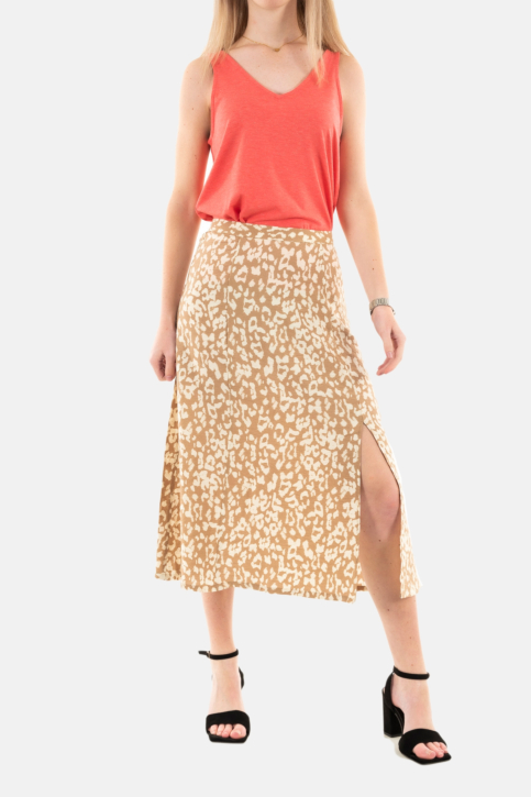 Jupe ichi tamiko 203044 natural leo aop main product photo