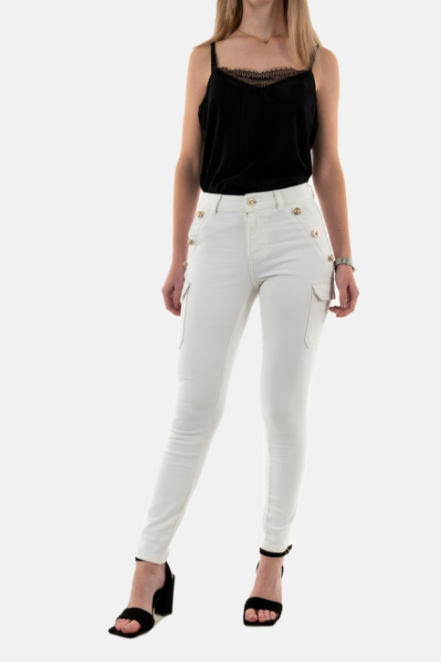 Pantalons morgan pema3 off white main product photo