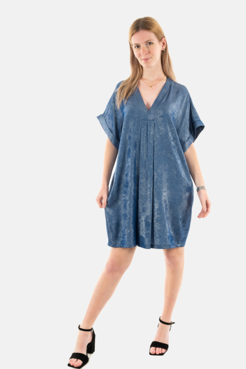 Robe please a1ie 2602 blu/argento main product photo