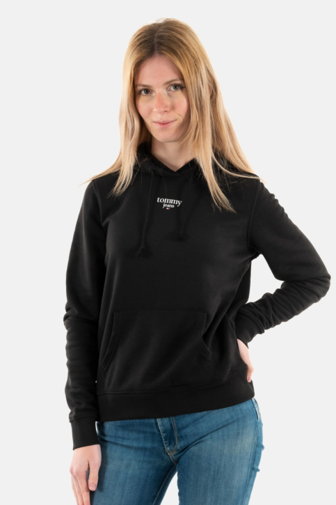 Sweat tommy jeans essential logo bds black main product photo