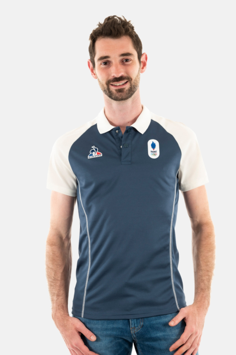 Polos le coq sportif efro 24 insignia blue/mars main product photo