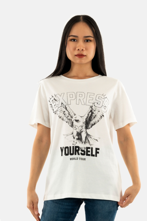 Tee shirt ichi ossi 114201 cloud dancer main product photo