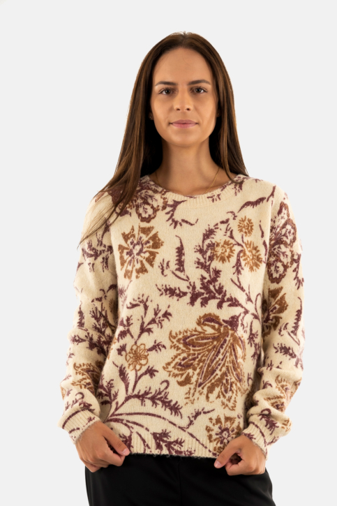 Pull leger grace & mila nala_22769 beige main product photo