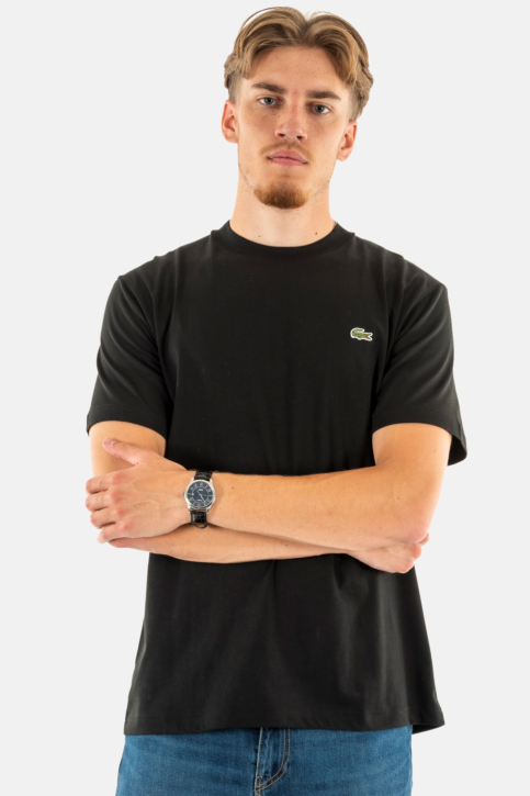 Tee shirt lacoste th7318 031 noir main product photo
