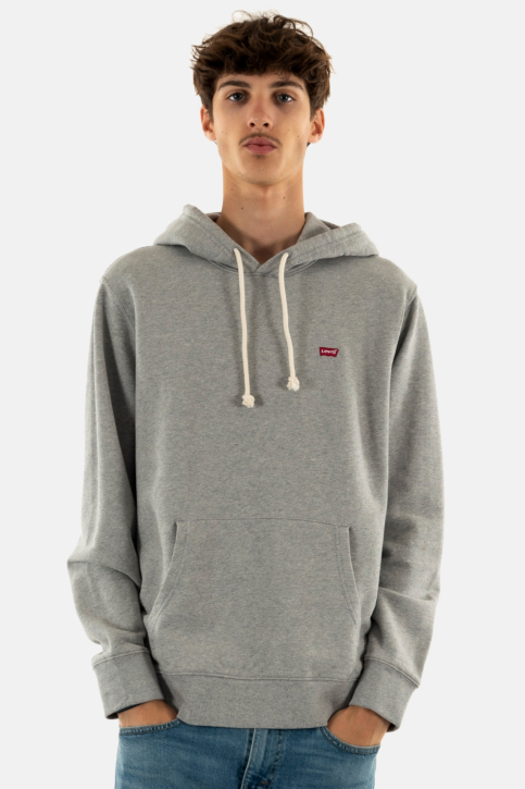 Sweat levi's® new original hoodie 0047 mid tone grey hea main product photo