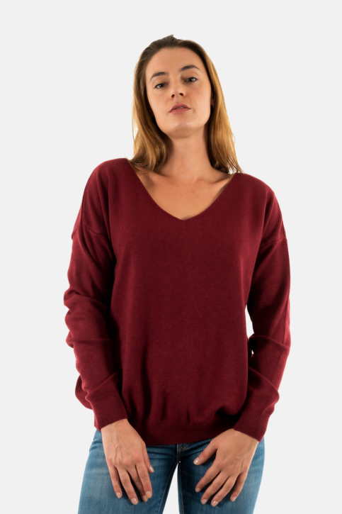 Pull leger please m4977 1380 bordeaux main product photo