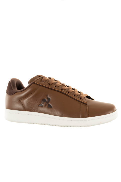 Baskets basses le coq sportif court clean brown main product photo