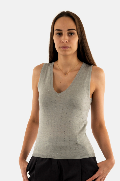 Debardeurs guess jeans hot fix janine fj27 lead grey multi main product photo