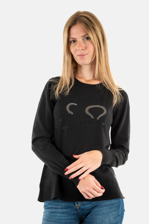 Pull hiver yes zee m068 id00 0801 nero main product photo