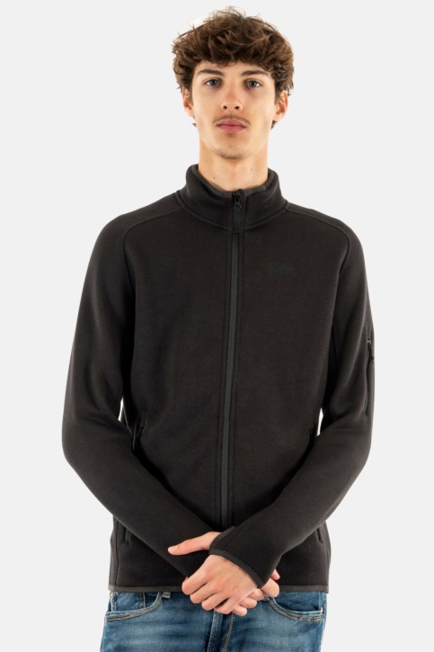 Blousons et vestes helly hansen varde fleece jacket 2.0 990 black main product photo