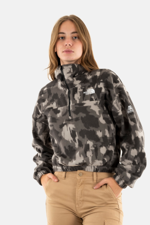 Sweat the north face ma fleece print 7di1 monument grey p main product photo