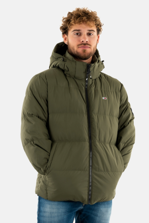 Doudounes tommy jeans essentials down m12 fatigue green main product photo