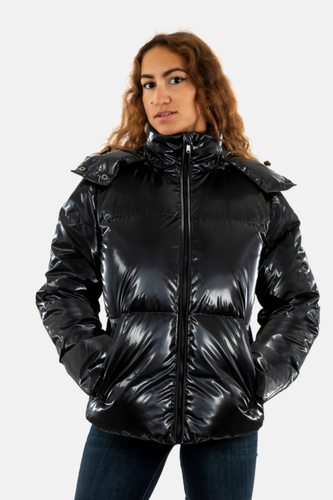 Doudounes jott tanya glossy 999 black main product photo