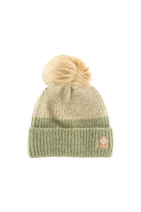 Bonnets columbia winter blur pom pom 348 safari, chalk main product photo