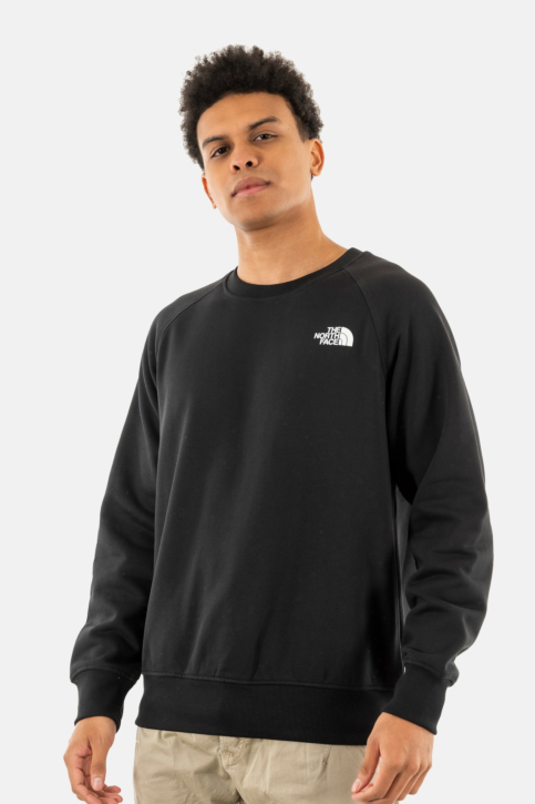 Sweat the north face raglan box nse crew jk31 tnf black main product photo