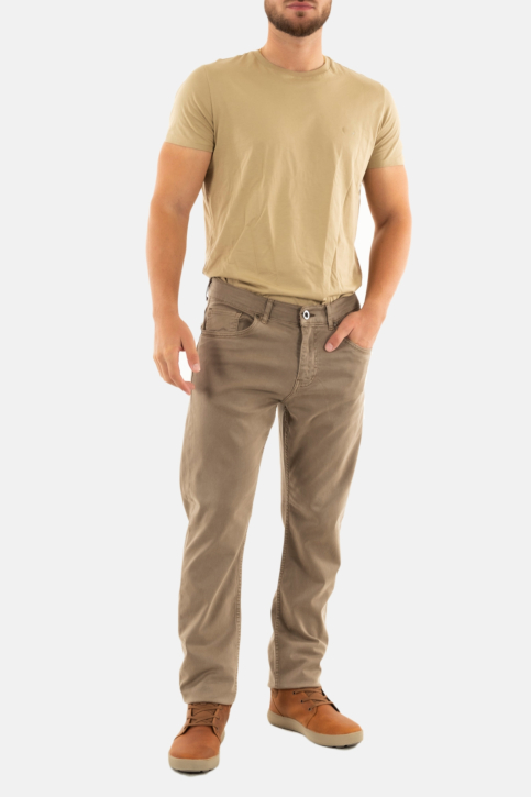 Pantalons Benson & Cherry signature beige main product photo