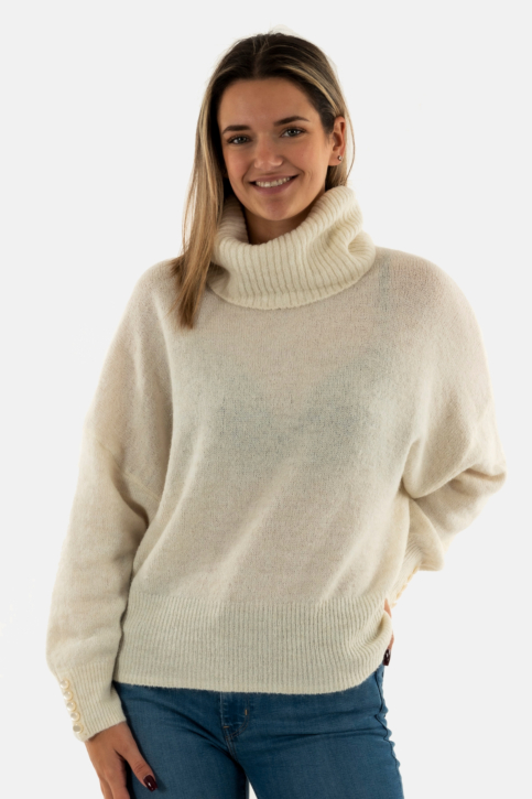 Pull hiver ichi kamara 114201 cloud dancer main product photo