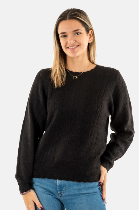 Pull hiver ichi kamara 194008 black main product photo