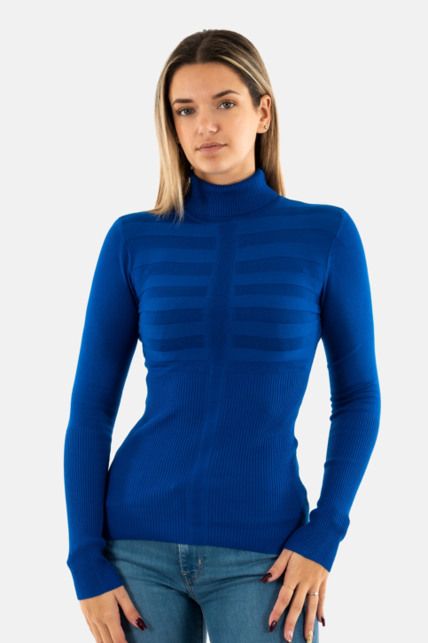 Pull leger morgan mentos bleu electrique main product photo