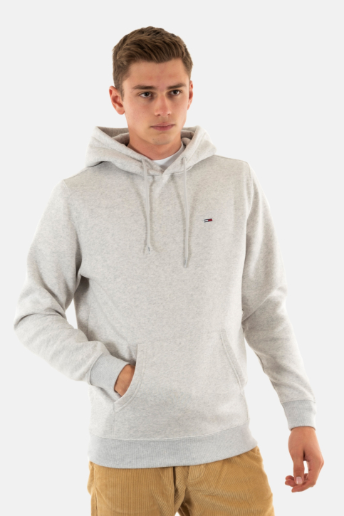 Sweat tommy jeans reg s flag pj4 silver grey heather main product photo