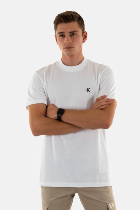 Tee shirt calvin klein jeans heavy yaf bright white main product photo