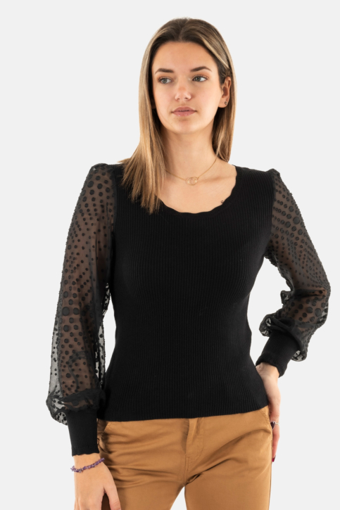 Pull hiver only julie black main product photo