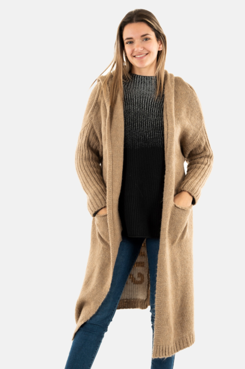 Gilets cardigans bsb 052-215013 beige main product photo