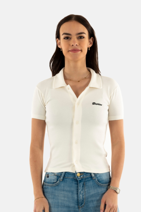 Chemisier manches courtes dickies tallasse bt c481 egret main product photo