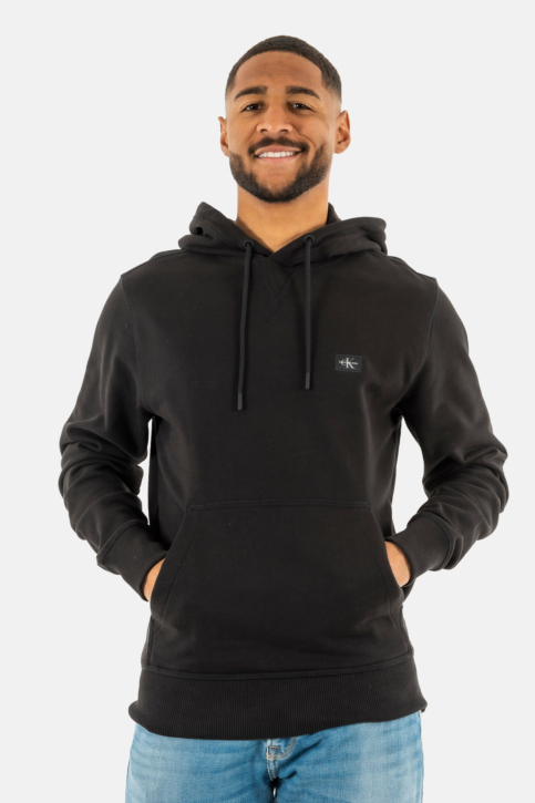 Sweat calvin klein jeans woven label beh ck black main product photo